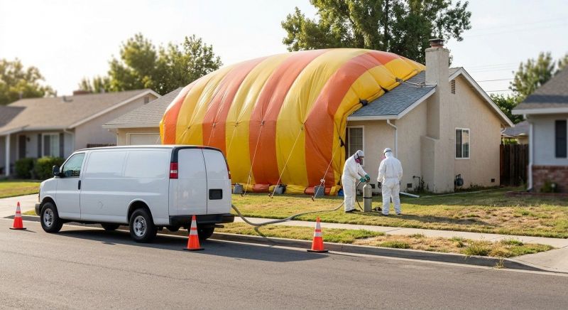 Tent Fumigation in Fredericksburg, VA