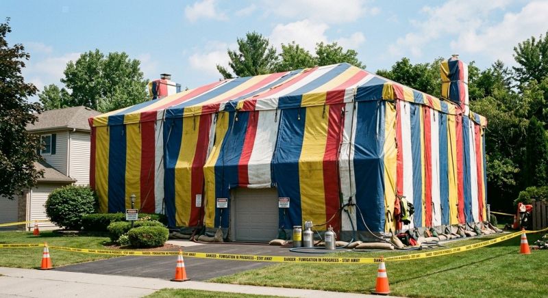 Termite Tenting in Fredericksburg, VA